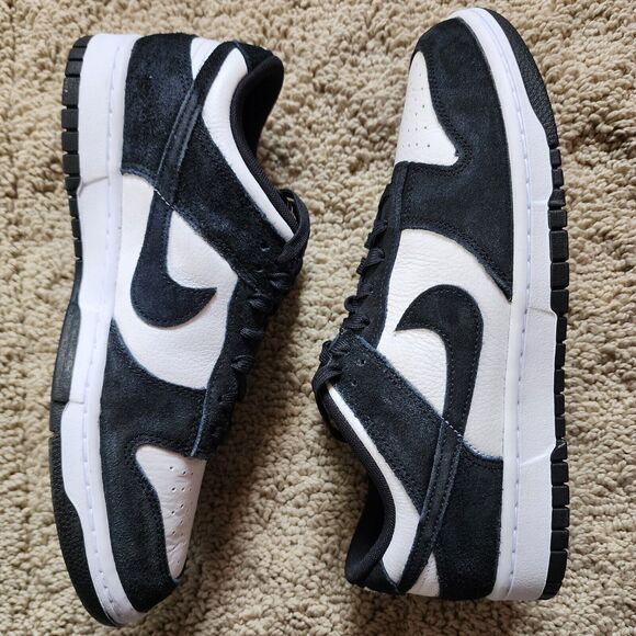Nike Dunk Low SE Suede Panda Brand New Sz 9.5 - Picture 1 of 8